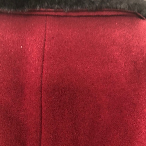 Talbots Petites Faux Fur Collar Wool Coat Sz 14p - Picture 9 of 11